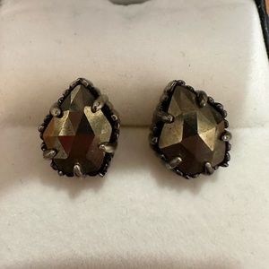 Kendra Scott Tessa Stone Stud Earrings /Silver